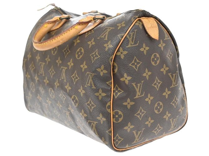 Louis Vuitton Speedy Monogram Canvas 30 Marrone - vista 4