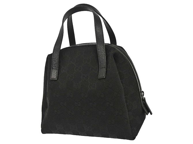 Gucci Zip Around Bowling GG Canvas Small Nero - vista 2