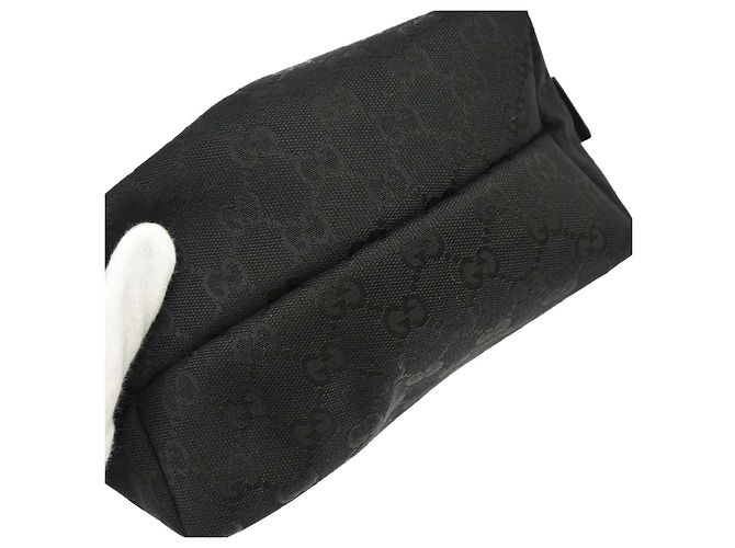 Gucci Zip Around Bowling GG Canvas Small Nero - vista 7