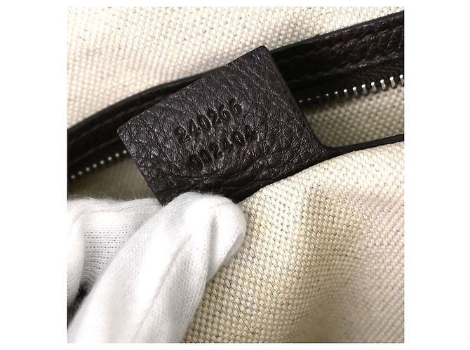 Gucci Techno Horsebit Flap Hobo Leather Medium Beige - vista 5
