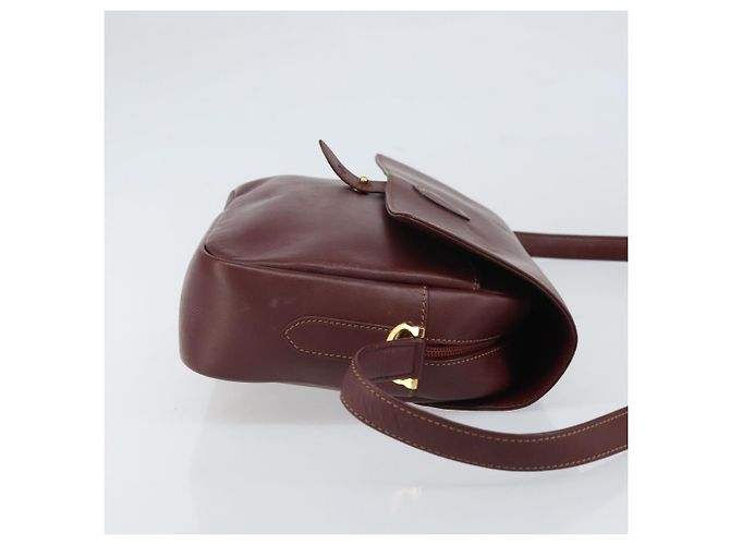 Cartier Must de cartier Leather Bordò - vista 3