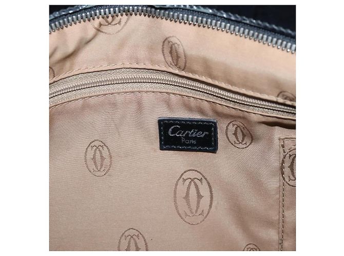 Cartier Marcello in pelle laccata Nero - vista 6