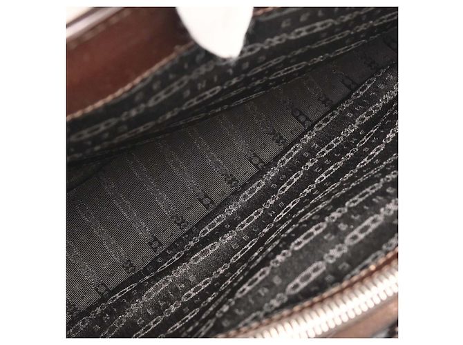 Céline Sac Celine Boogie Satchel Macadam Marron - vue 3
