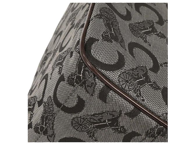 Céline Sac Celine Boogie Satchel Macadam Marron - vue 7