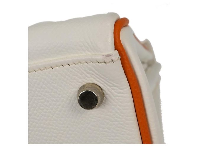 Hermès Hermes Kelly Sellier Epsom Blanc - vue 6