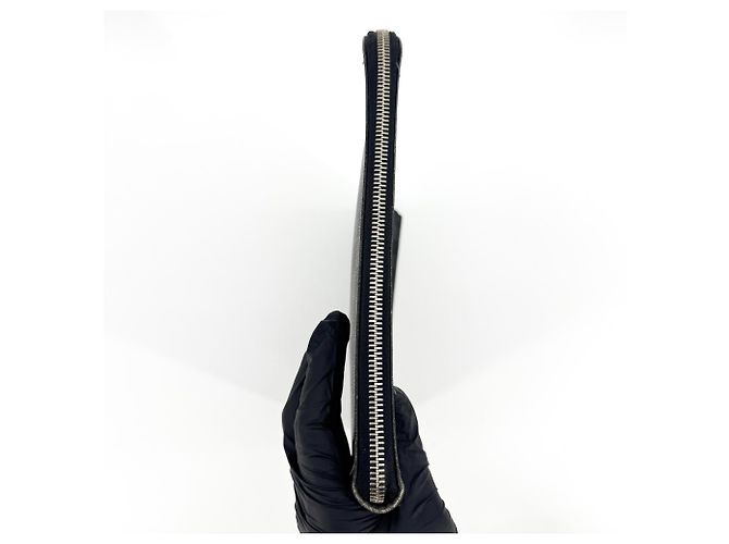 Louis Vuitton Zip Around Pochette Jour Damier Graphite GM Preto - vista 3