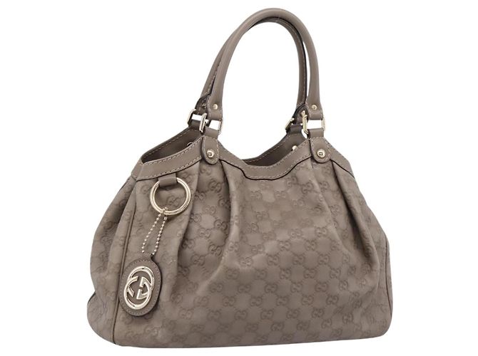 Gucci Sukey Guccissima Leather Medium Castaño - vista 3
