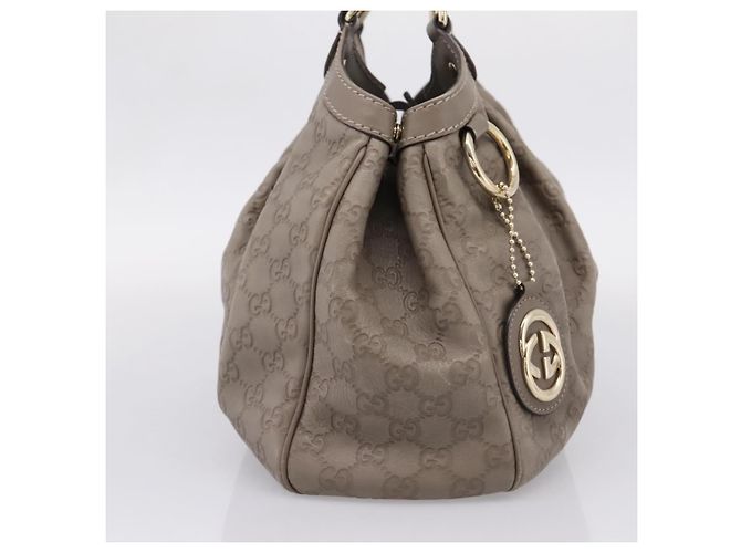 Gucci Sukey Guccissima Leather Medium Castaño - vista 5