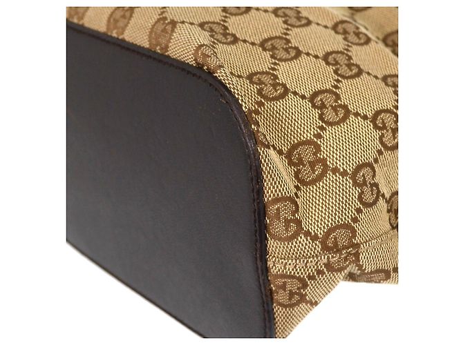 Gucci Creole Hobo GG Canvas Bege - vista 4
