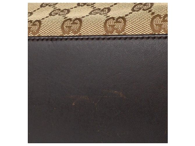 Gucci Creole Hobo GG Canvas Bege - vista 5