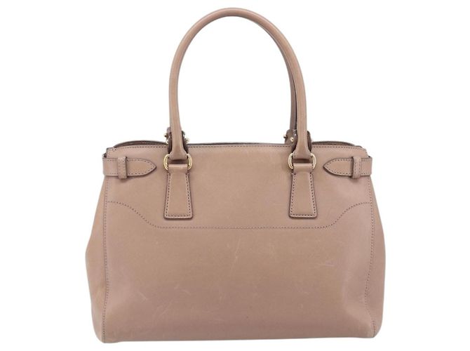 Salvatore Ferragamo Batik Leather Small Beige - vista 2