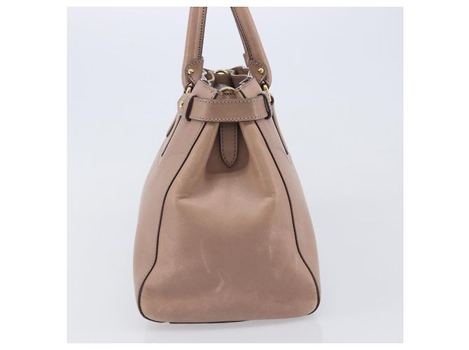 Salvatore Ferragamo Batik Leather Small Beige - vista 3