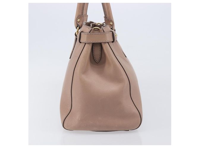 Salvatore Ferragamo Batik Leather Small Beige - vista 4