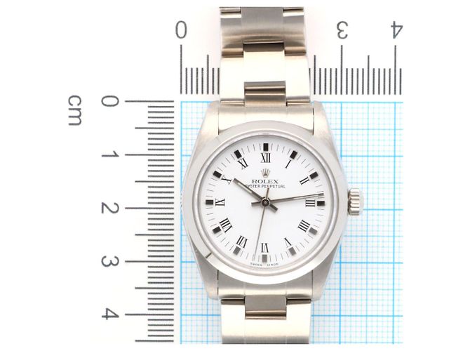 Rolex Oyster Perpetual Armbanduhr aus Edelstahl - Ansicht 11