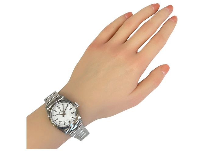 Rolex Oyster Perpetual Armbanduhr aus Edelstahl - Ansicht 2
