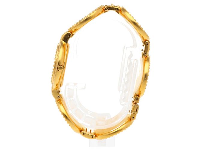 Medusa Relógio de pulso Versace banhado a ouro quartz - vista 3