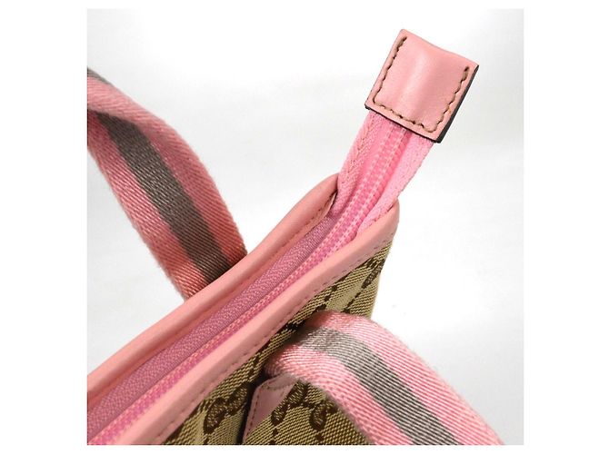Gucci Kid's Web GG Canvas Mini Beige - vista 5