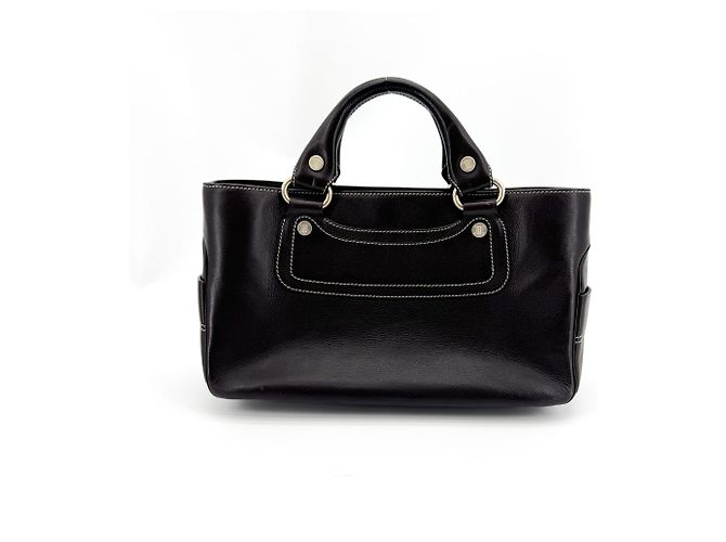 Céline Celine Boogie Calfskin Medium Black - view 2