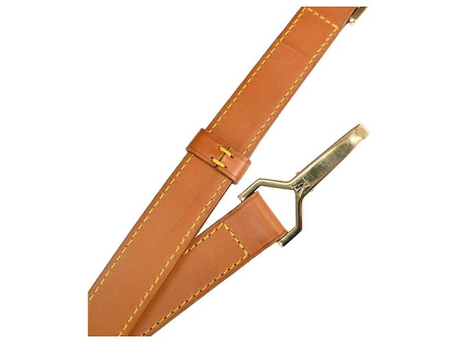 Louis Vuitton Nubie Weekender Nomade Leather Castaño - vista 6
