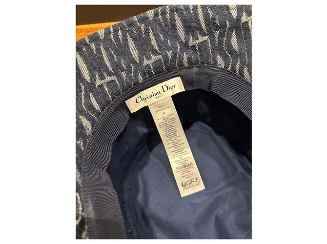Cappello Bucket Christian Dior Miss Dior Blu - vista 2