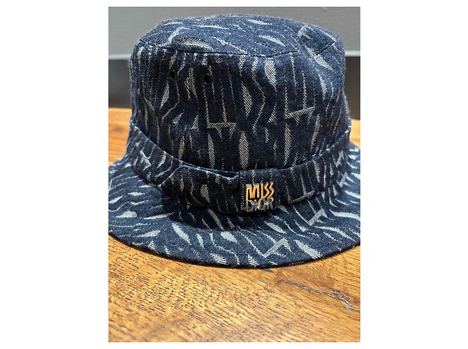 Cappello Bucket Christian Dior Miss Dior Blu - vista 5