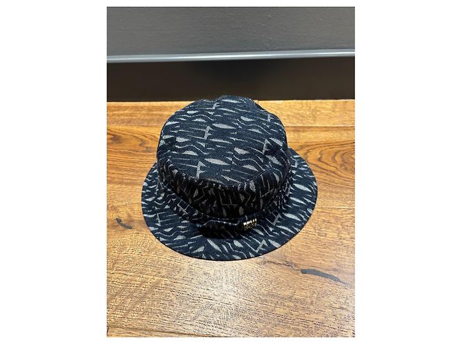 Cappello Bucket Christian Dior Miss Dior Blu - vista 6