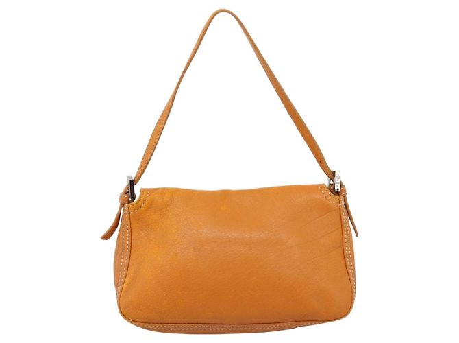 Borsa Fendi Selleria Baguette in pelle Marrone - vista 2