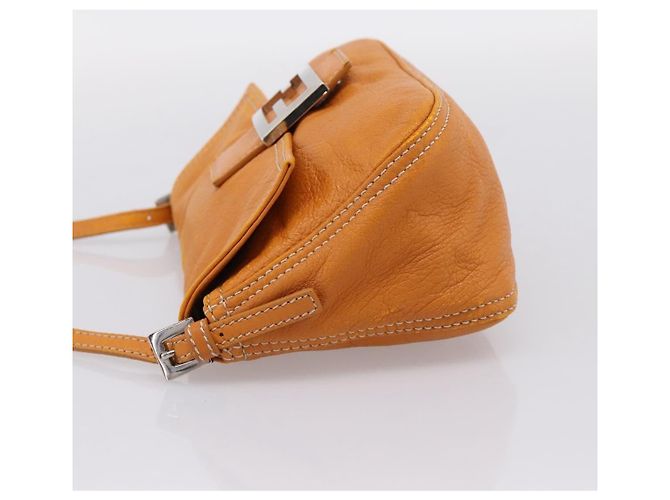 Borsa Fendi Selleria Baguette in pelle Marrone - vista 4