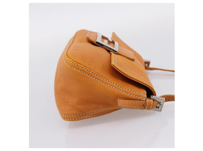 Borsa Fendi Selleria Baguette in pelle Marrone - vista 5
