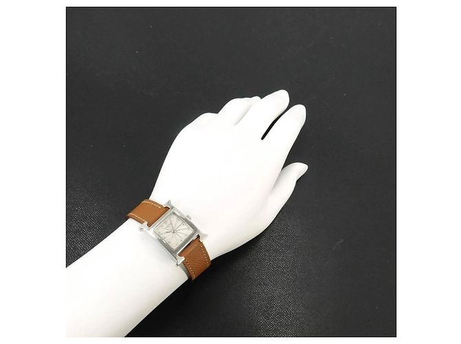 Hermès Reloj de pulsera para mujer Hermes H-Watch HH1 210 Silver Quartz - vista 3