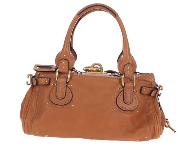 Chloé Chloe Paddington Leather Medium Brown - view 2