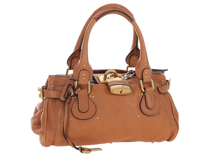 Chloé Chloe Paddington Leather Medium Brown - view 3