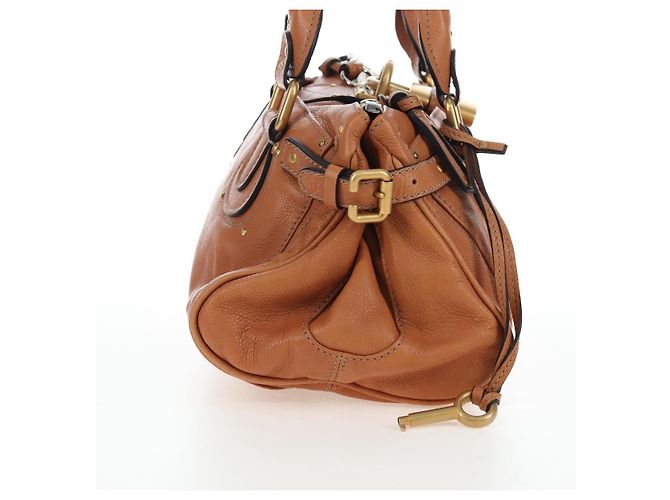 Chloé Chloe Paddington Leather Medium Brown - view 6