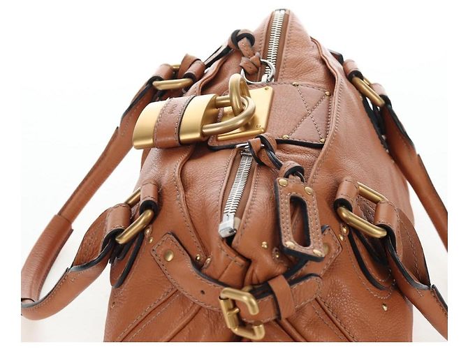 Chloé Chloe Paddington Leather Medium Brown - view 7