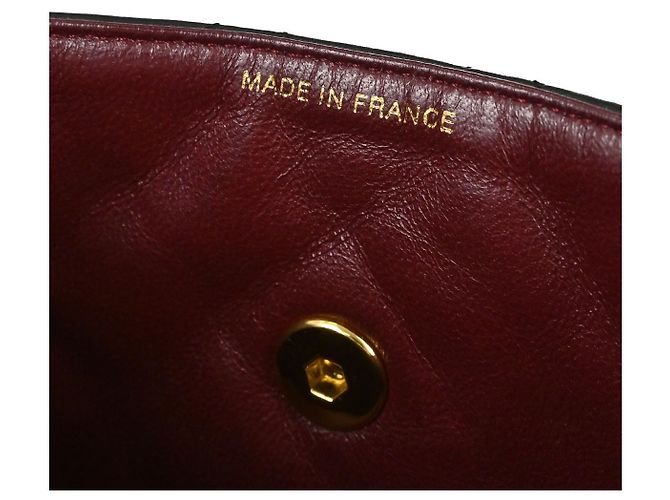 Chanel Vintage Classic Top Handle Flap Quilted Lambskin Medium Schwarz - Ansicht 4