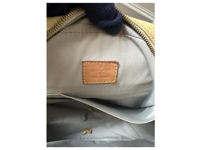 Louis Vuitton Monogram Vernis Alma PM Bege - vista 4