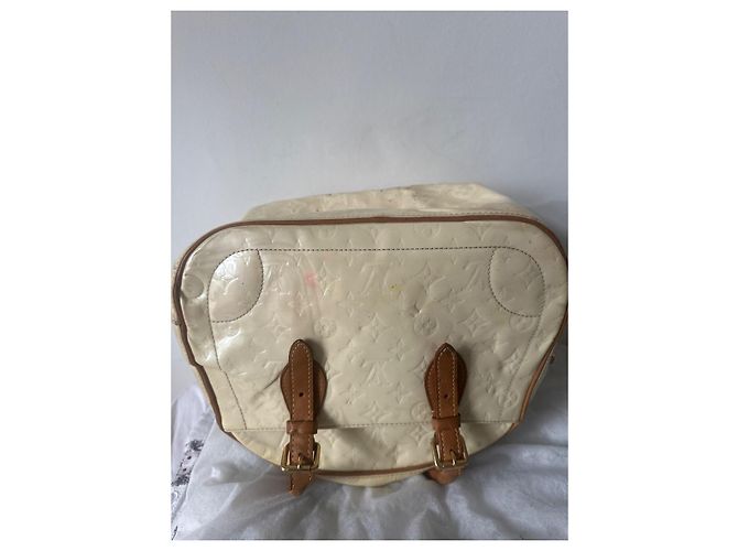 Louis Vuitton Monogram Vernis Alma PM Bege - vista 7
