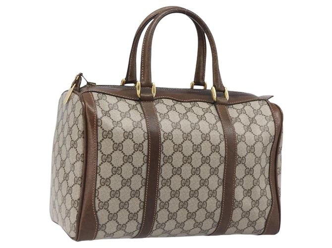 Gucci GG supreme GG canvas Large Bege - vista 3