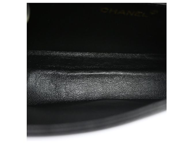 Chanel Vintage CC Full Flap Quilted Lambskin Small Nero - vista 3