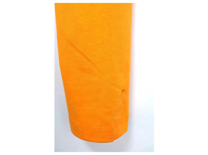 Jacquemus Top Cropped Laranja com Recortes - vista 10