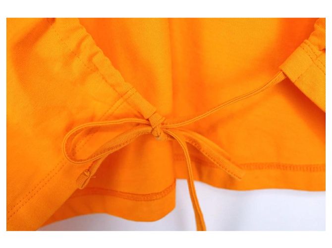 Jacquemus Top Cropped Laranja com Recortes - vista 6