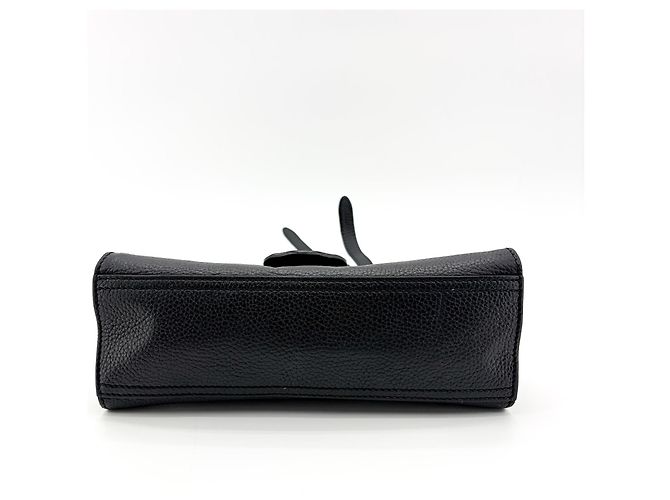 Gucci GG Marmont Top Handle Leather Small Negro - vista 5
