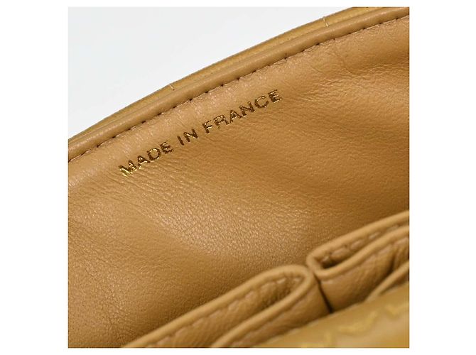Chanel Chocolate Bar Flap Quilted Lambskin East West Beige - Ansicht 4