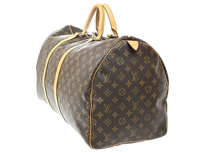 Louis Vuitton Keepall Monogram Canvas 55 Marrom - vista 4