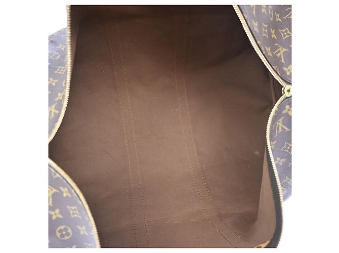 Louis Vuitton Keepall Monogram Canvas 55 Marrom - vista 5