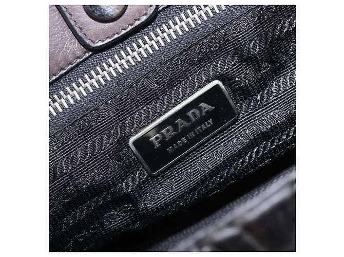 Prada Flap Chevron Nappa Large Preto - vista 6