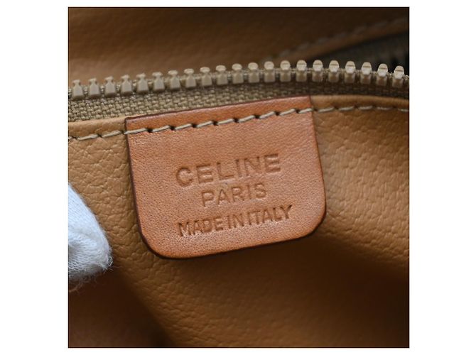Céline Celine Boston Triomphe XL Coated Canvas Small Braun - Ansicht 6