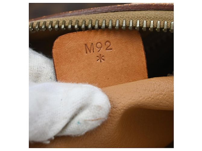 Céline Celine Boston Triomphe XL Coated Canvas Small Braun - Ansicht 7