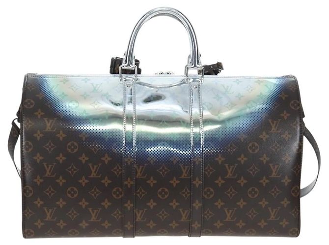 Louis Vuitton Keepall Bandouliere Limited Edition Metallic Nebula Monogram Canvas 50 Métallisé - vue 2