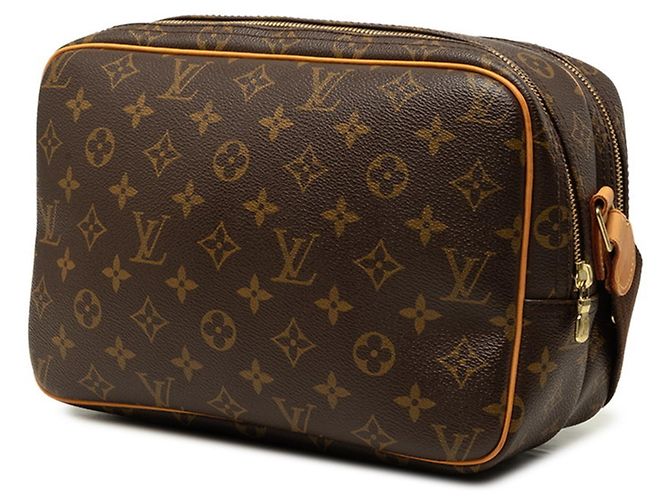Borsa a tracolla Louis Vuitton Monogram Reporter PM Marrone Monogramma - vista 2